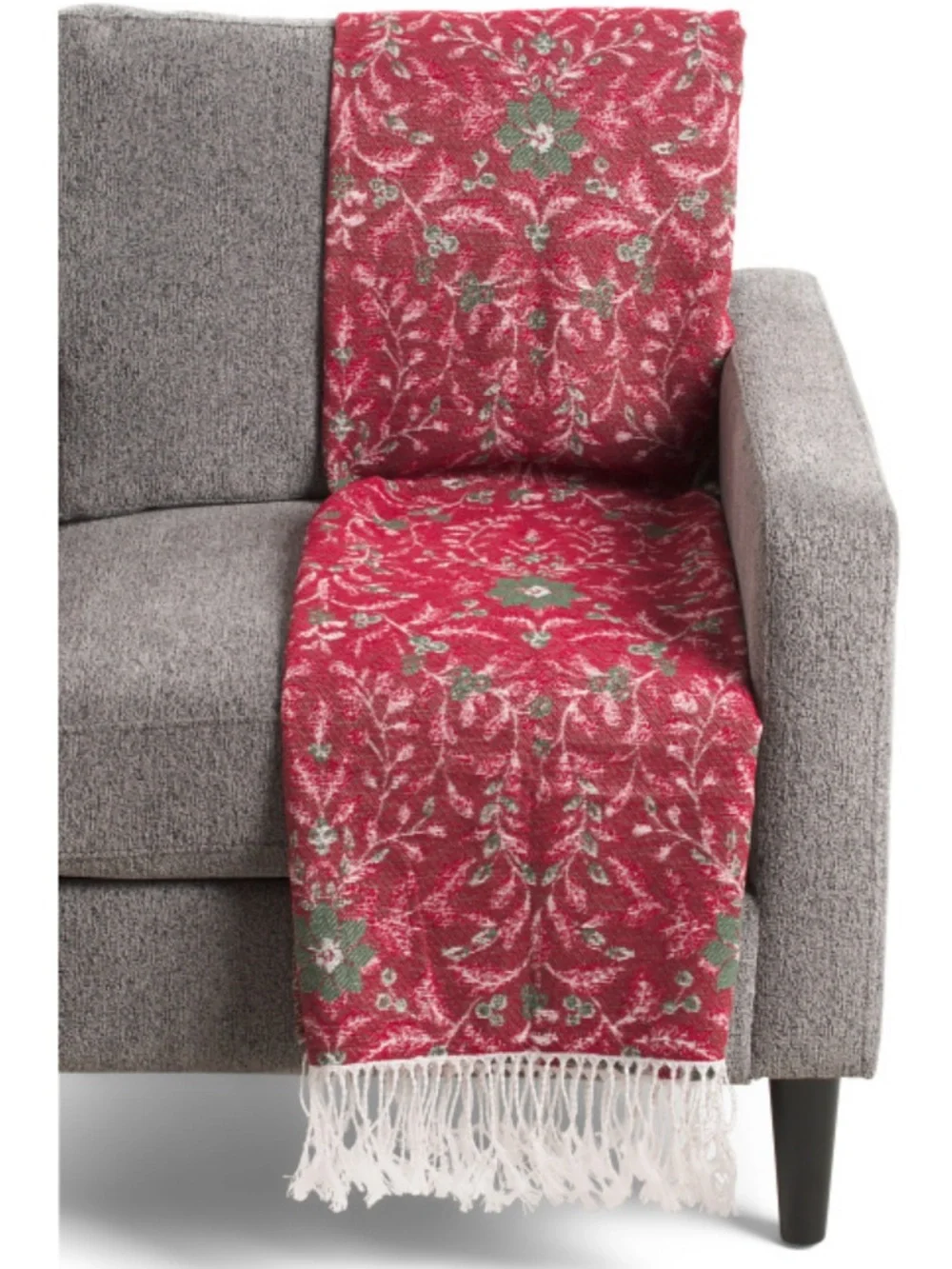 Martha Stewart Floral Woven Throw